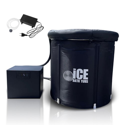 Pro Ice Bath with Chiller <div>Ice Bath Kit + Ozone Generator + Chiller<span>Never buy ice again!</span></div>