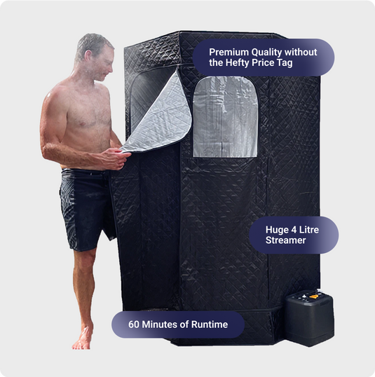 Portable Steam Sauna | Free Overnight Courier NZ Wide – Ice Bath Tubs