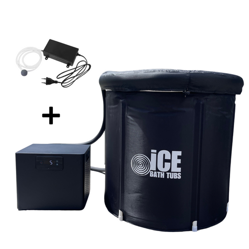Pro Ice Bath Bundle <div> Portable Ice Bath + Portable Ozone Generator + Water Chiller </div>